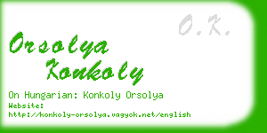 orsolya konkoly business card